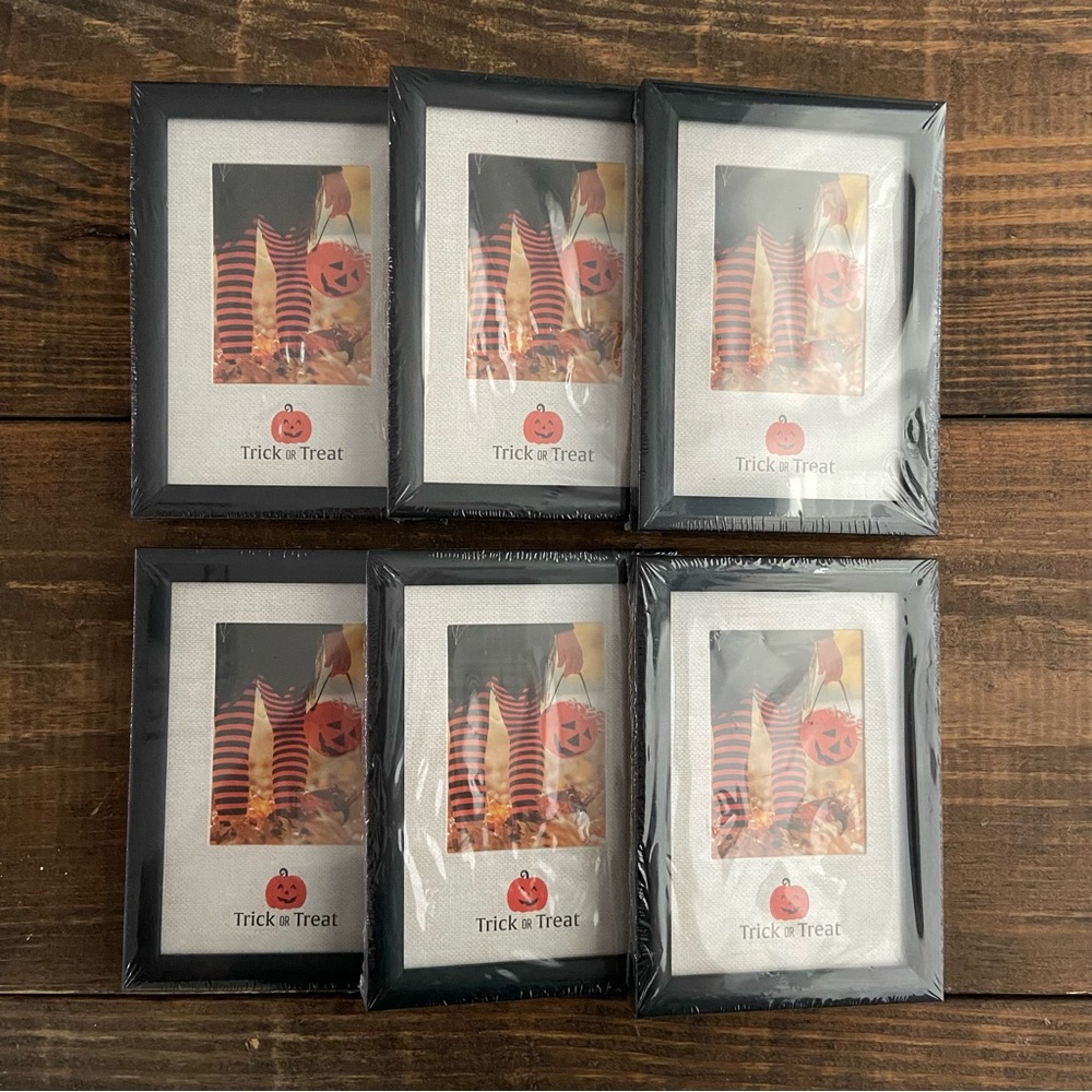 Target Black Trick or Treat Picture Frame Set